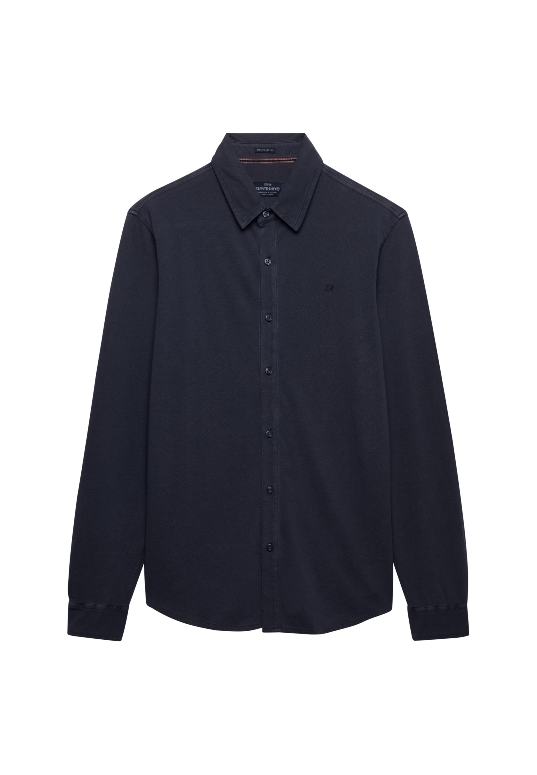 Superdry Button Up Shirt in marine blue, Item view