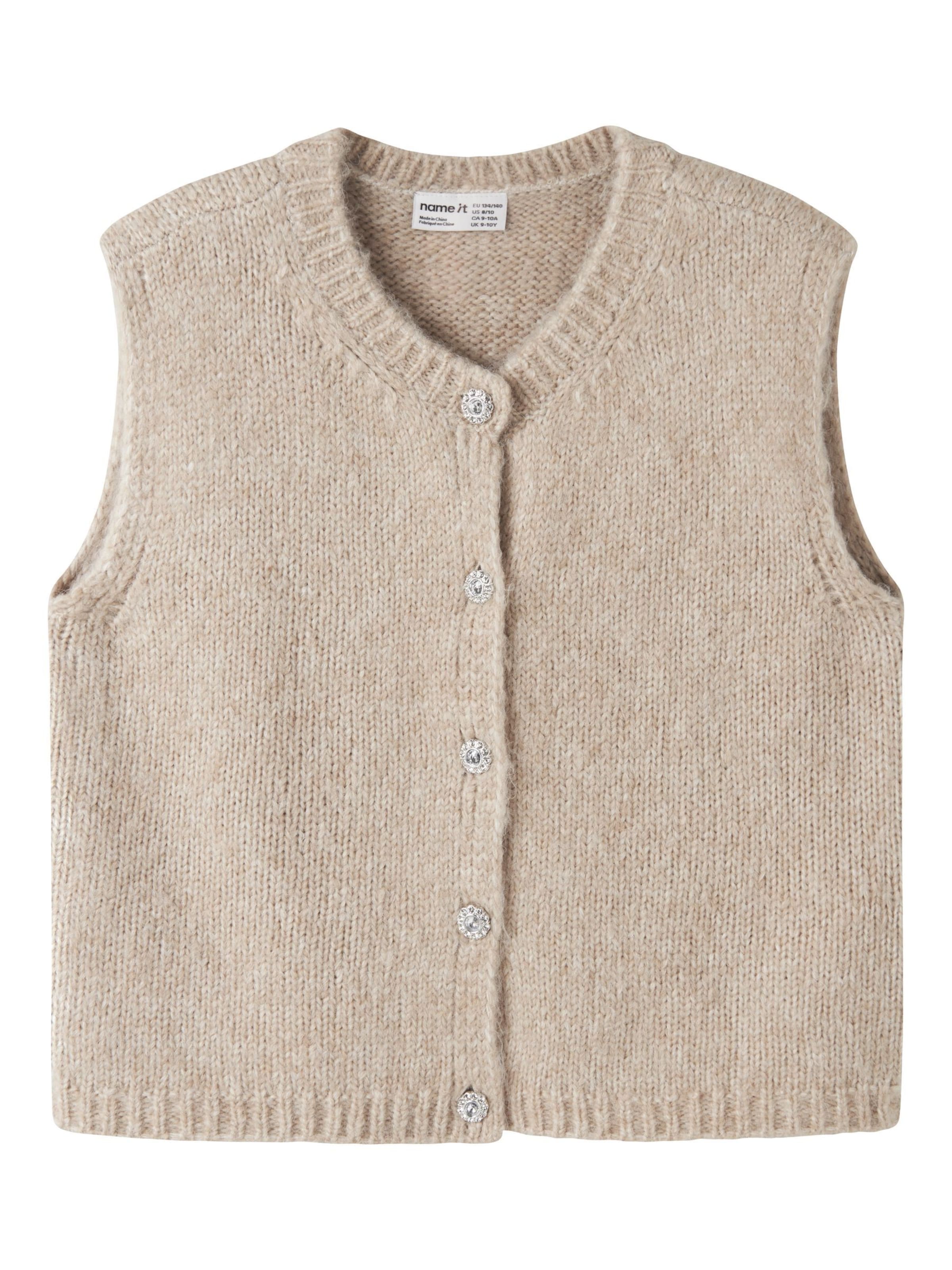 NAME IT Vest i beige: forside
