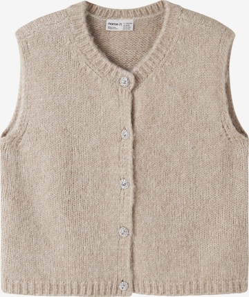 Gilet NAME IT en beige : devant