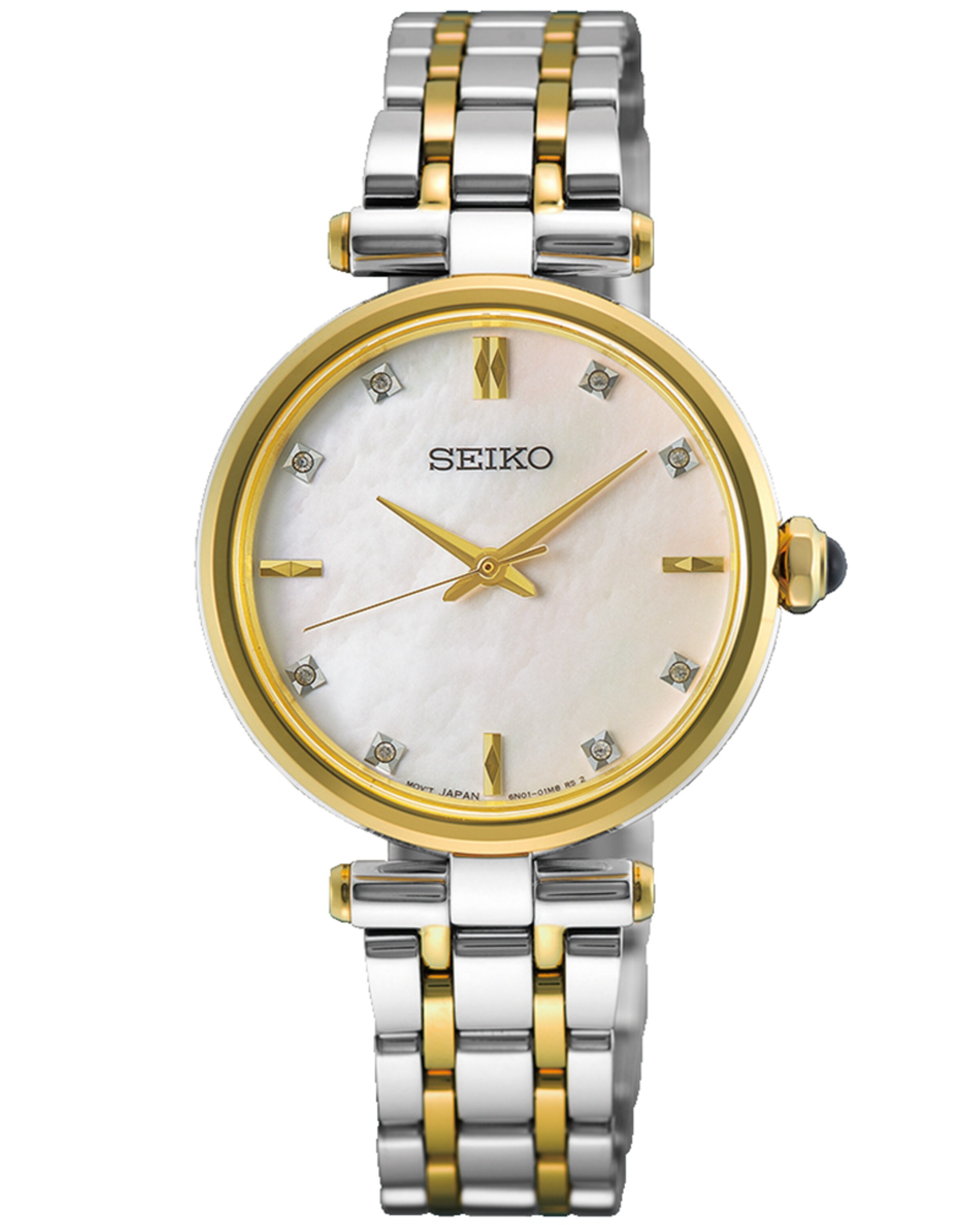 SEIKO Uhr in Silber: Vorderseite