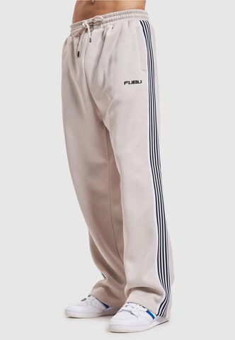 Loosefit Pantalon FUBU en beige : devant