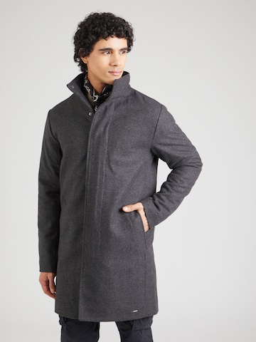 INDICODE JEANS Mantel 'Dakks' in Schwarz: Vorderseite