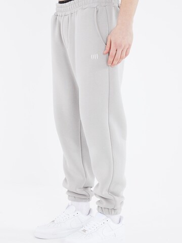 Ossy Homer Regular Sporthose 'Jogginghose mit Bündchen – 3-Faden innen angeraut' in Grau