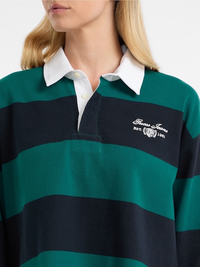 GUESS Shirt in navy / dunkelgrün, Produktansicht