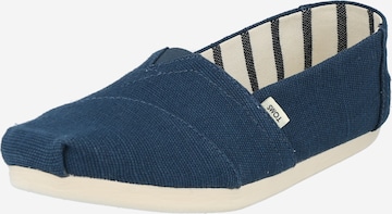 TOMS Slipper 'ALPARGATA' in Blau: predná strana