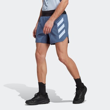 Regular Pantalon de sport 'Agravic' ADIDAS TERREX en bleu : devant