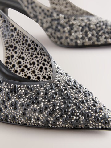 Next - Sapatos abertos atrás 'Forever Comfort' em preto