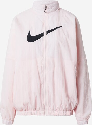 Veste mi-saison 'Essential' Nike Sportswear en rose : devant