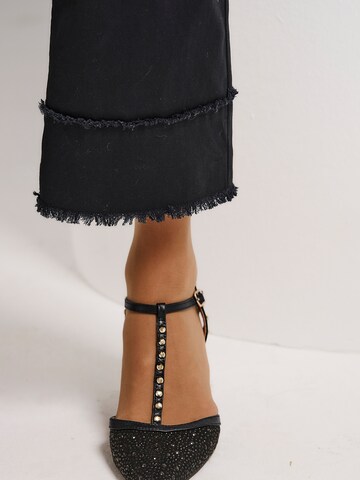Wide leg Jeans di heine in nero