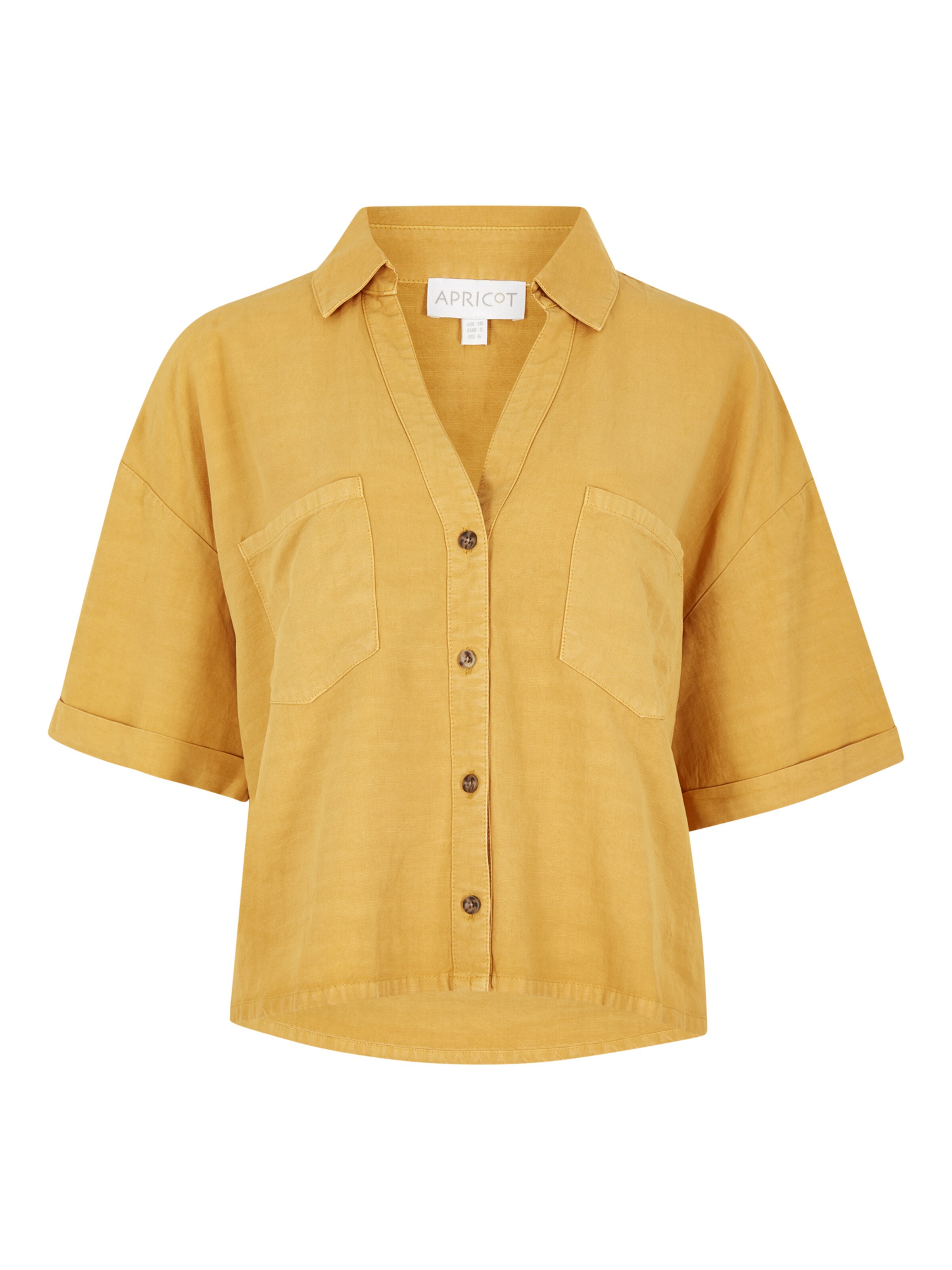 Chemisier Apricot en jaune : devant