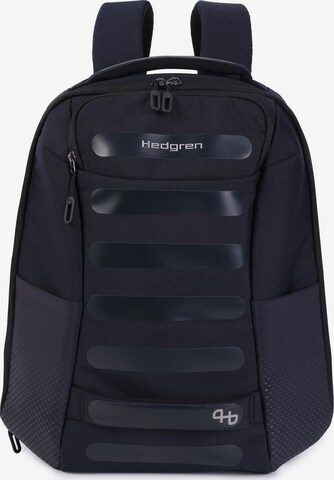 Hedgren Backpack 'Comby' in Blue: front