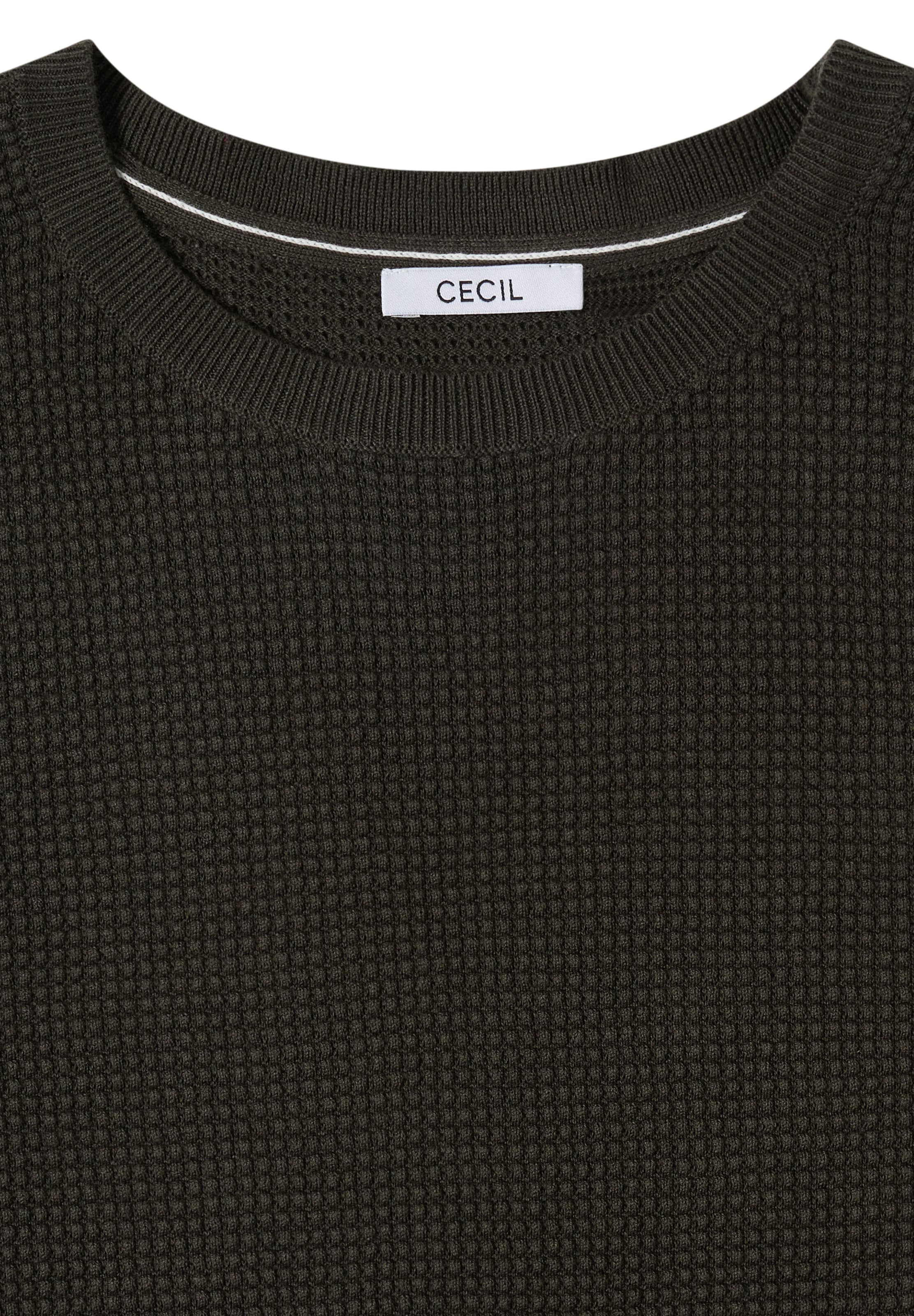 CECIL Pullover in Schwarz