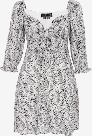 Robe d’été 'Festive' faina en blanc : devant