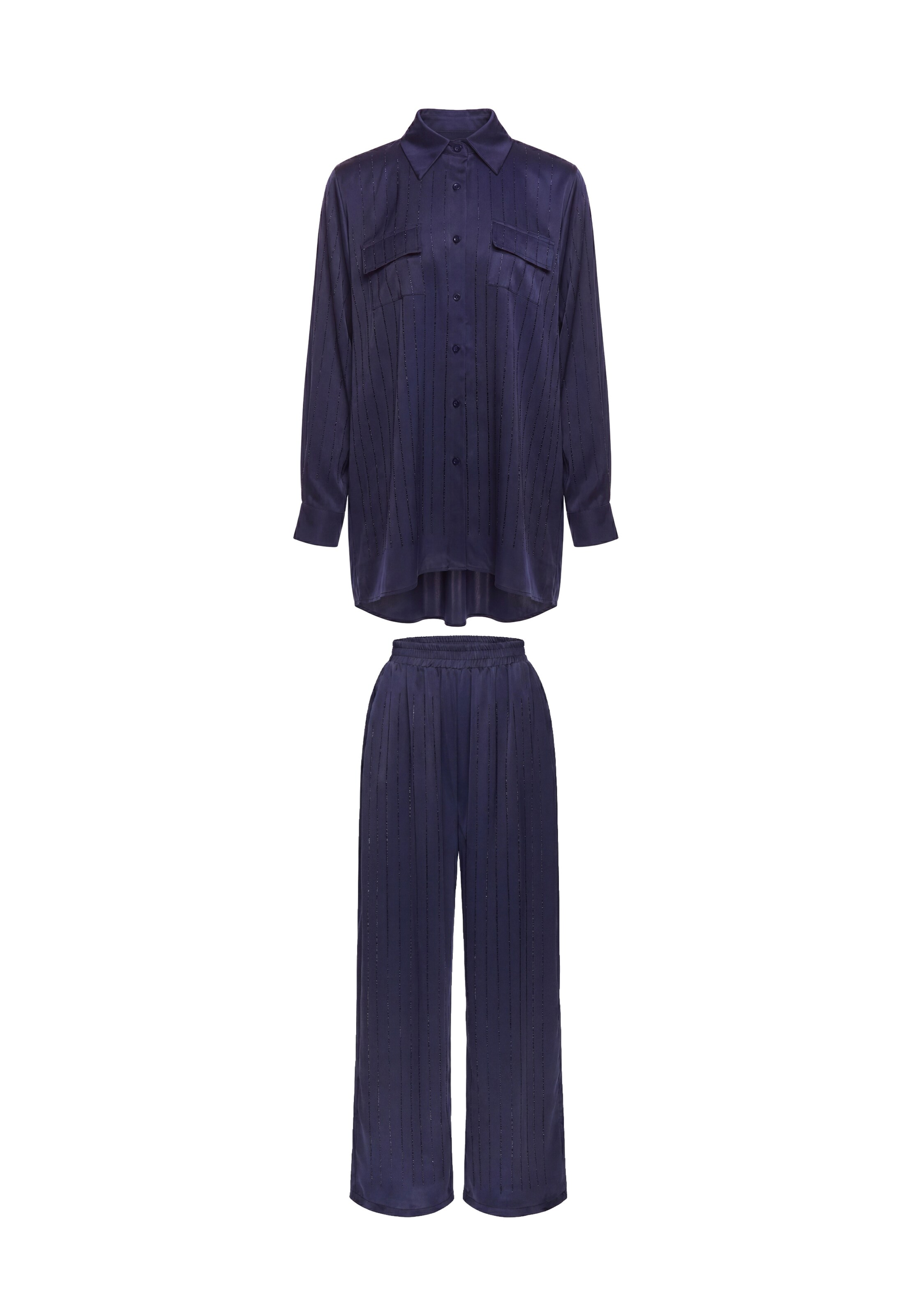 faina Pantsuit in Blue: front