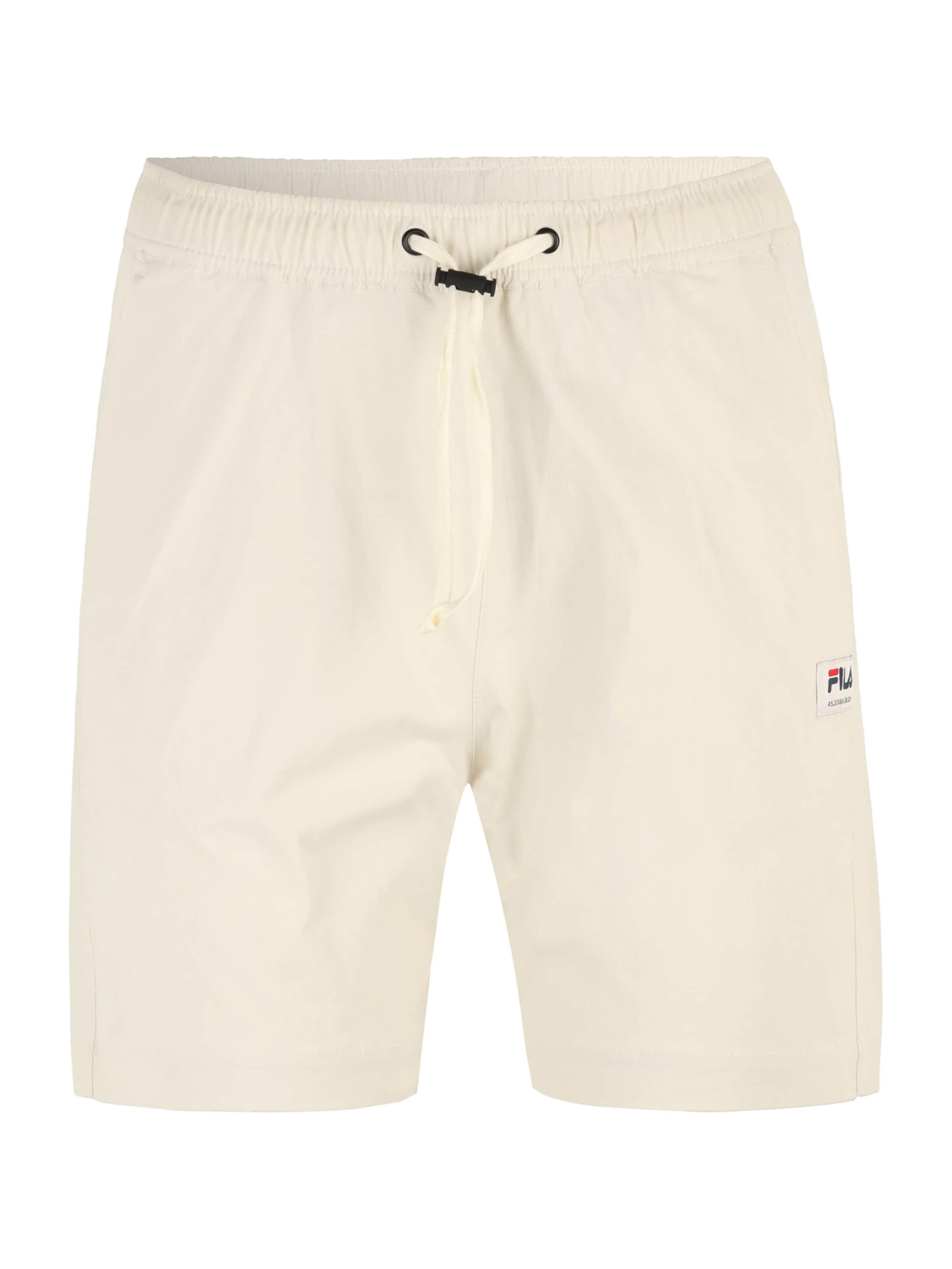 FILA Regularen Hlače 'TENGEN' | bela barva: sprednja stran