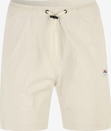 FILA Regular Trousers 'TENGEN' in White: front