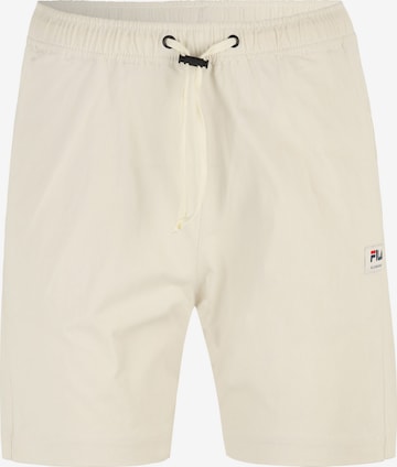 FILA Regular Trousers 'TENGEN' in White: front