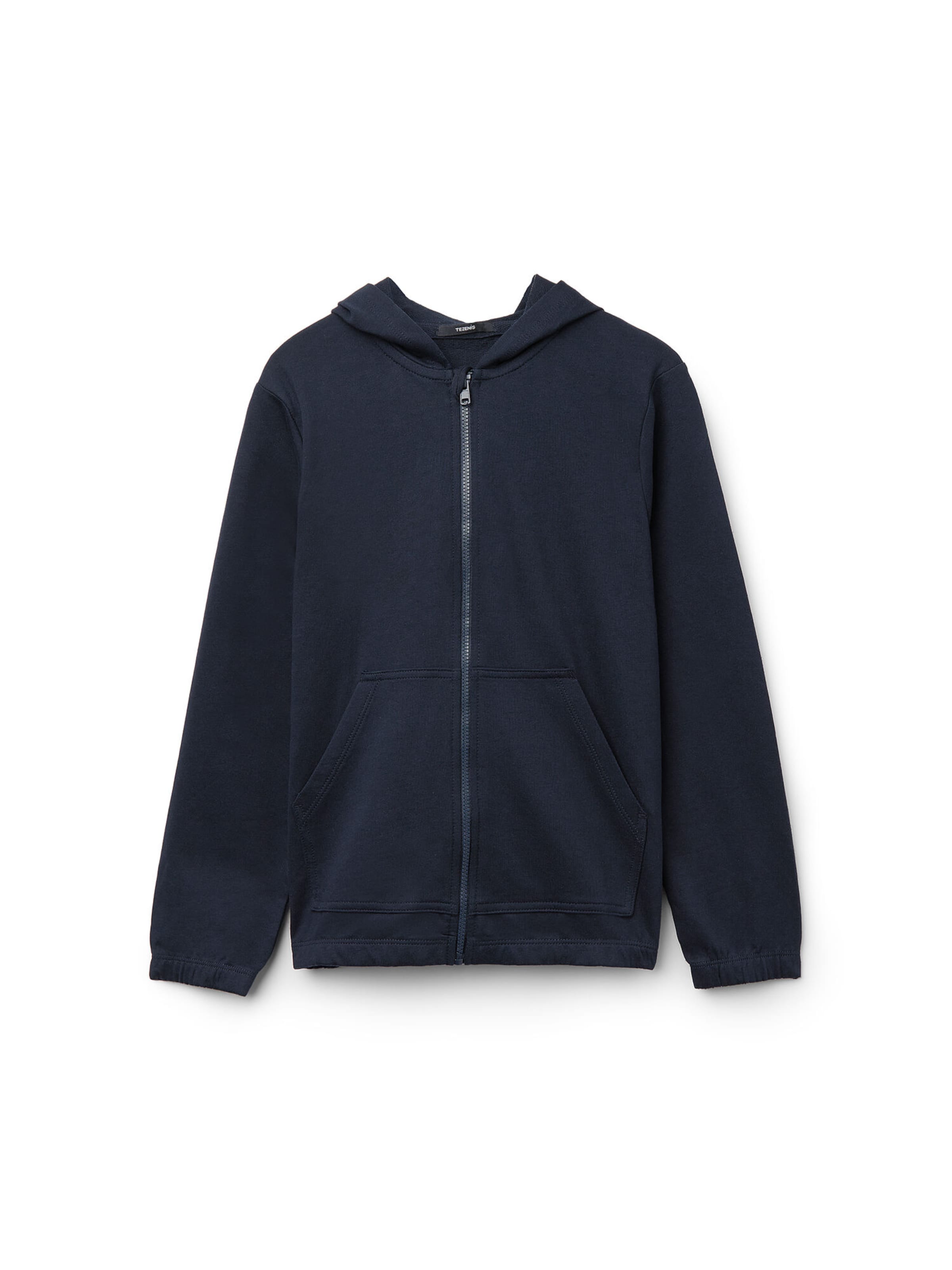 Tezenis Zip-Up Hoodie in Blue: front