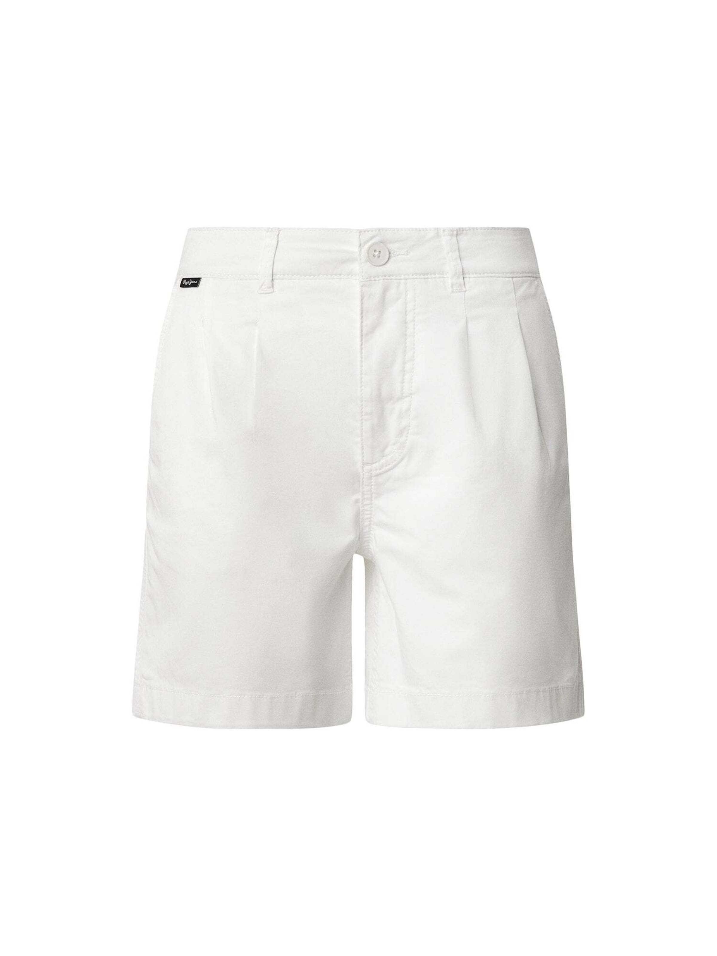 regular Pantaloni con pieghe 'Vania' di Pepe Jeans in bianco: frontale