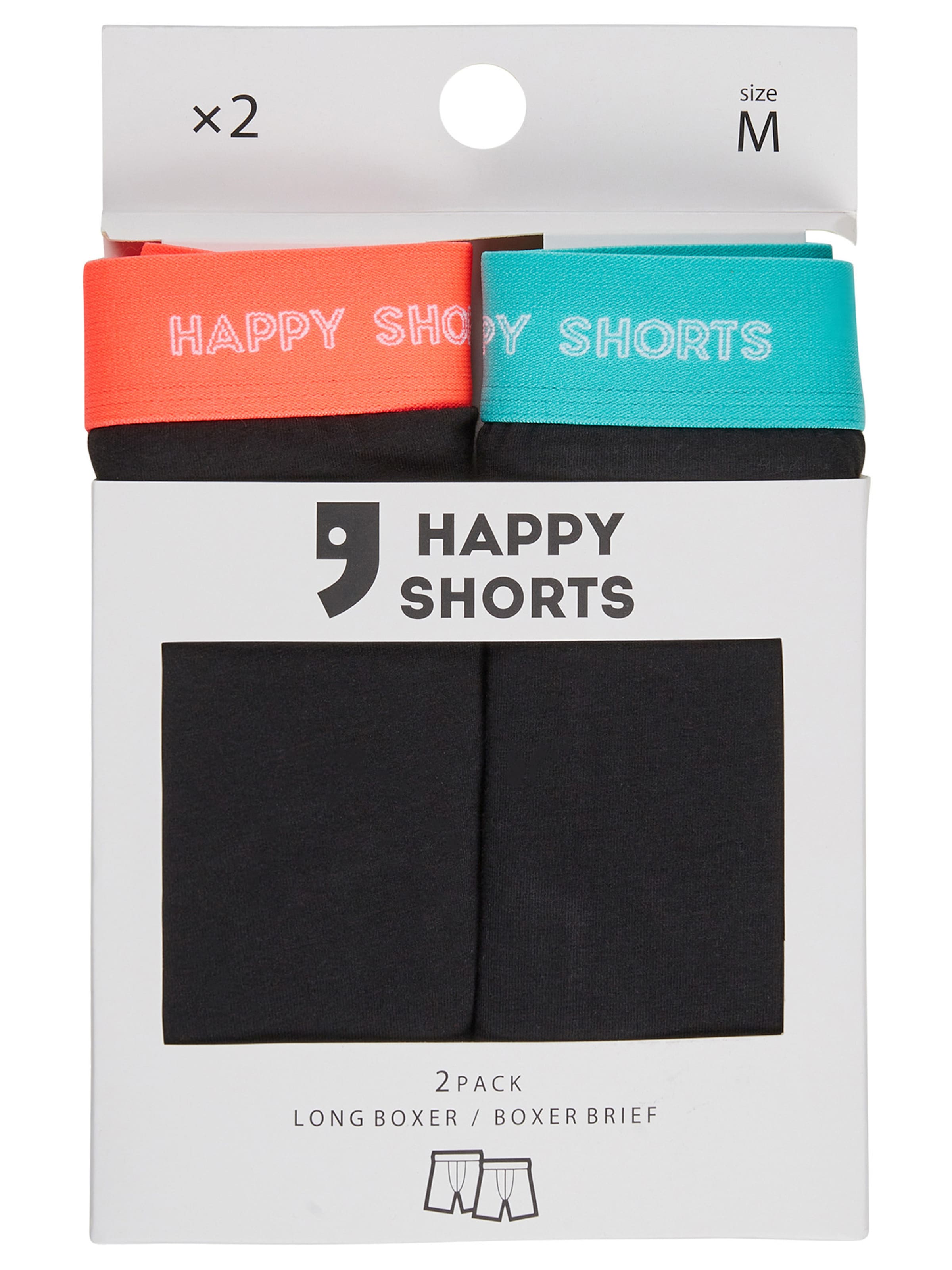 Happy Shorts - Boxers ' Prints ' em preto