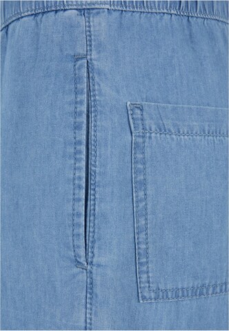 Urban Classics Loose fit Cargo jeans in Blue