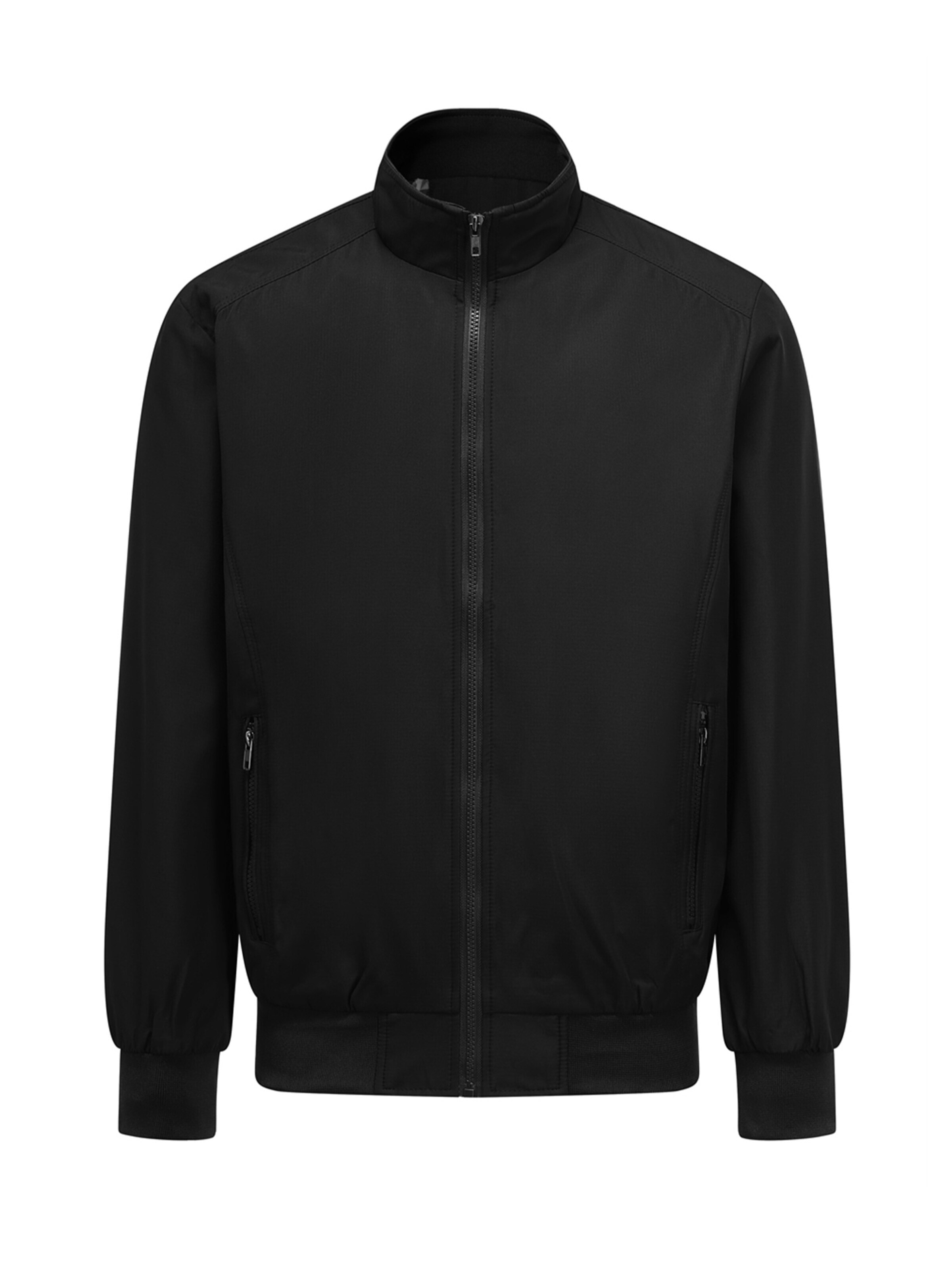 YOUTHUP Between-Season Jacket 'Tragekomfort' in Black: front