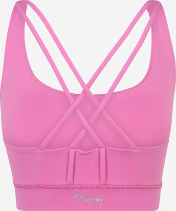 Hey Honey Bustier Sport bh 'Criss' in Roze