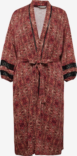 Guido Maria Kretschmer Curvy Kimono 'Halina ' i blandade färger / röd, Produktvy