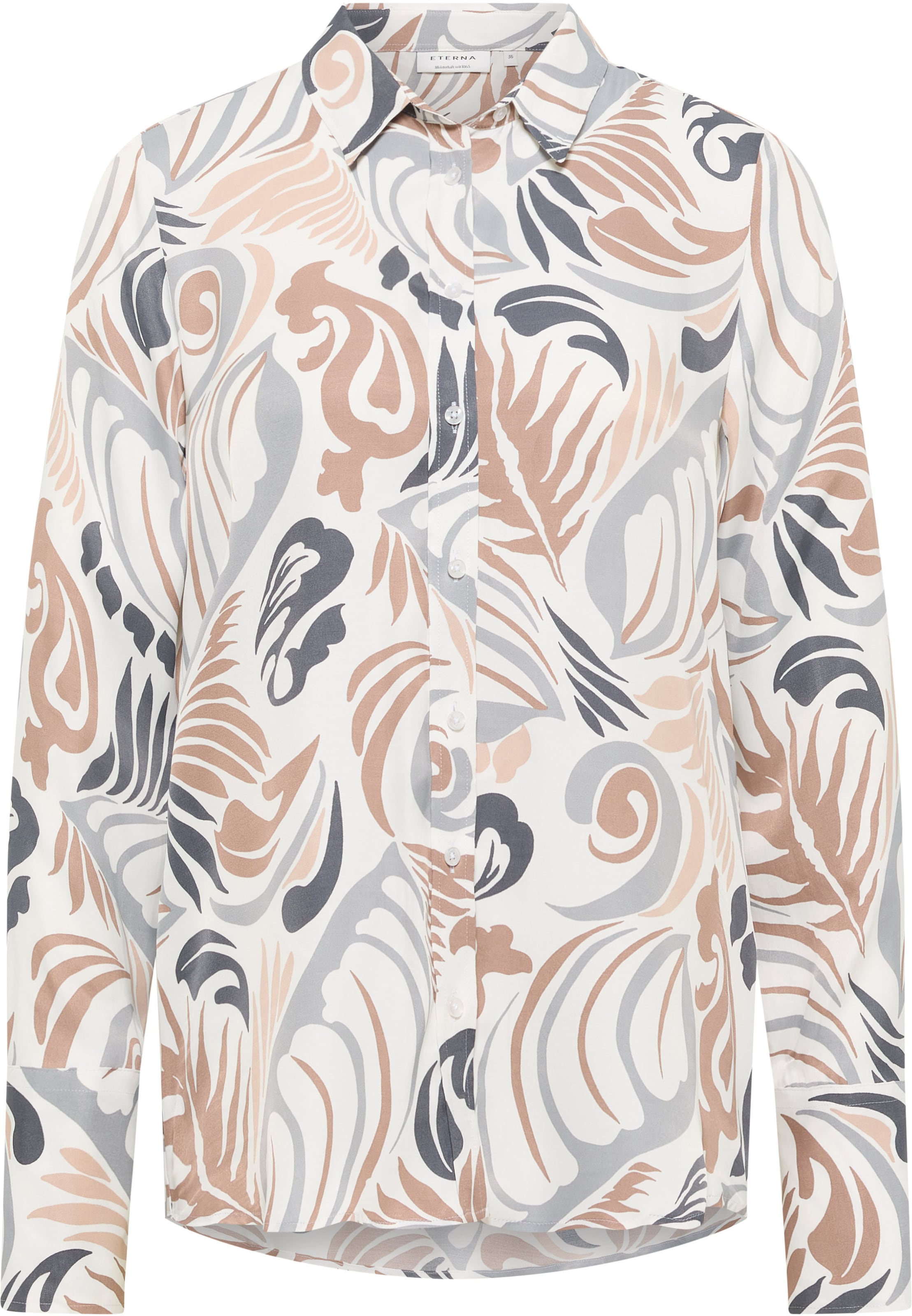 ETERNA Blouse in Grijs: voorkant