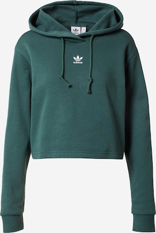 ADIDAS ORIGINALS Sweatshirt 'Adicolor Essentials Fleece' i grön: framsida