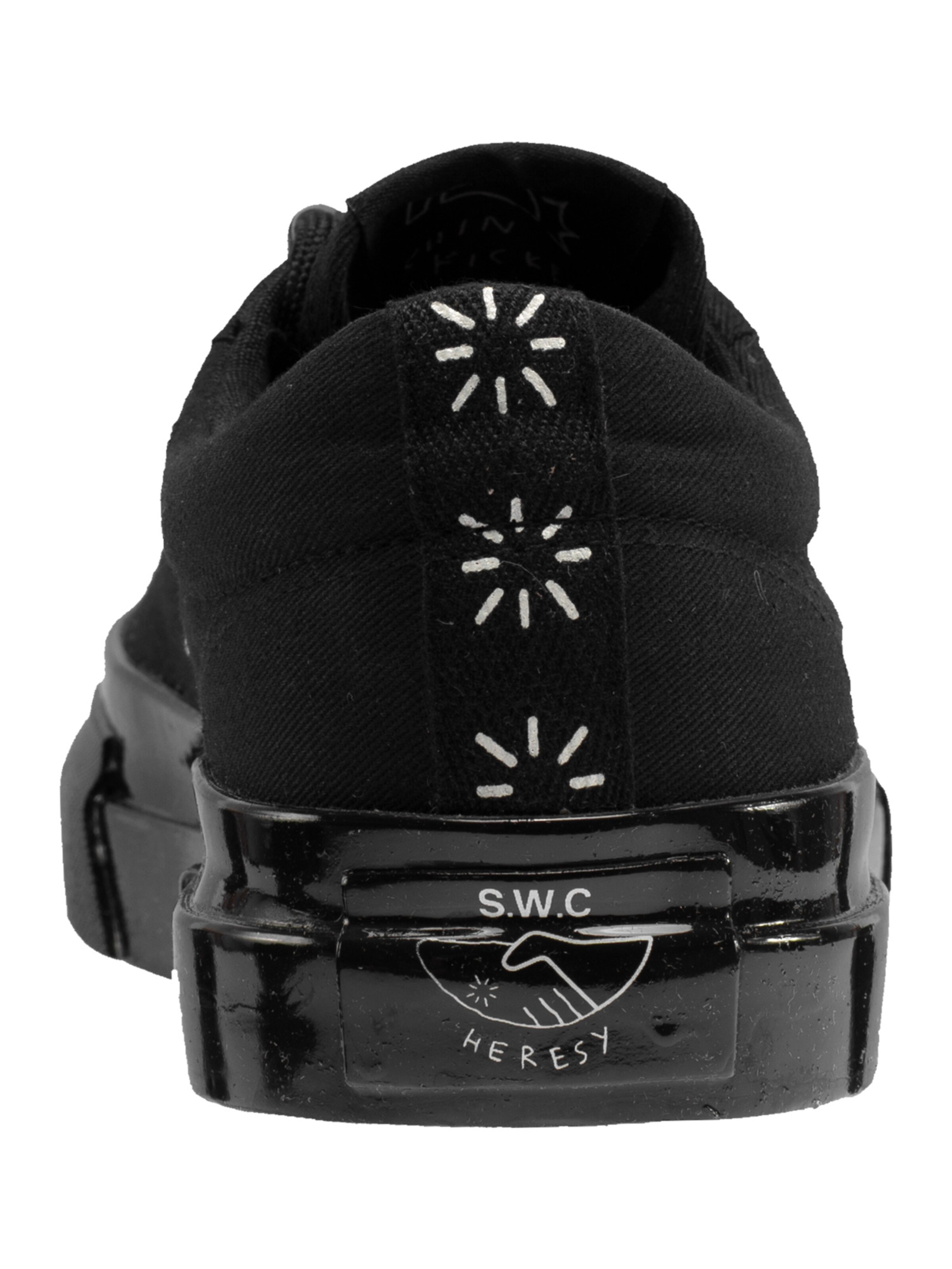 Stepney Workers Club Rövid szárú sportcipők - fekete