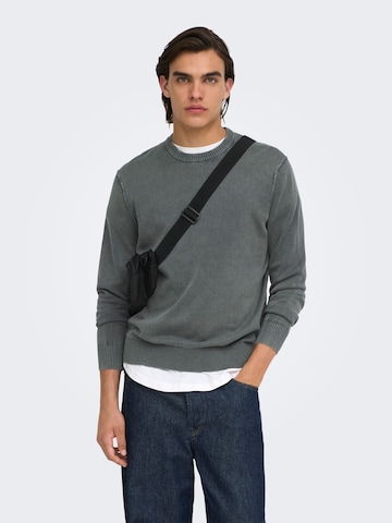 Only & Sons Pullover 'ONSGarson' in Grün: Vorderseite