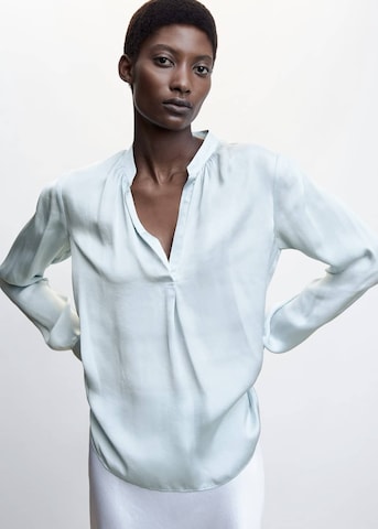 MANGO Blouse 'Clarita' in Blue: front