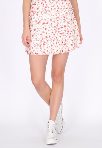 Jupe MYMO en rouge : devant