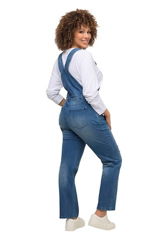 Ulla Popken Tapered Tuinbroek in Blauw