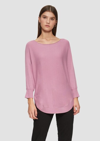 QS Pullover in Pink: Vorderseite
