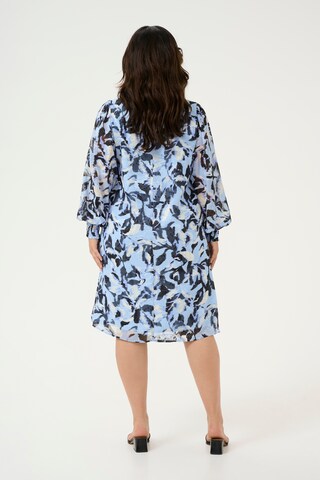 KAFFE CURVE Kleid 'Elona' in Blau
