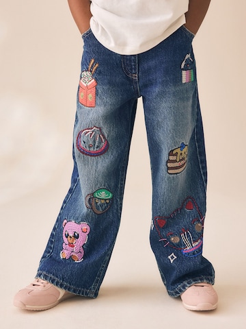 Wide leg Jeans di Next in blu: frontale