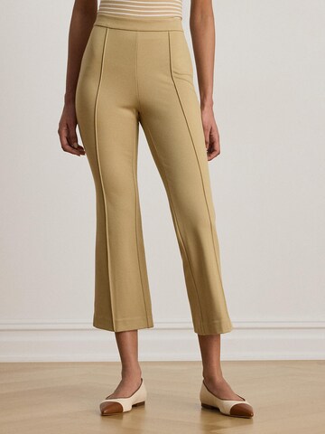 Lauren Ralph Lauren Slimfit Kalhoty – béžová: přední strana