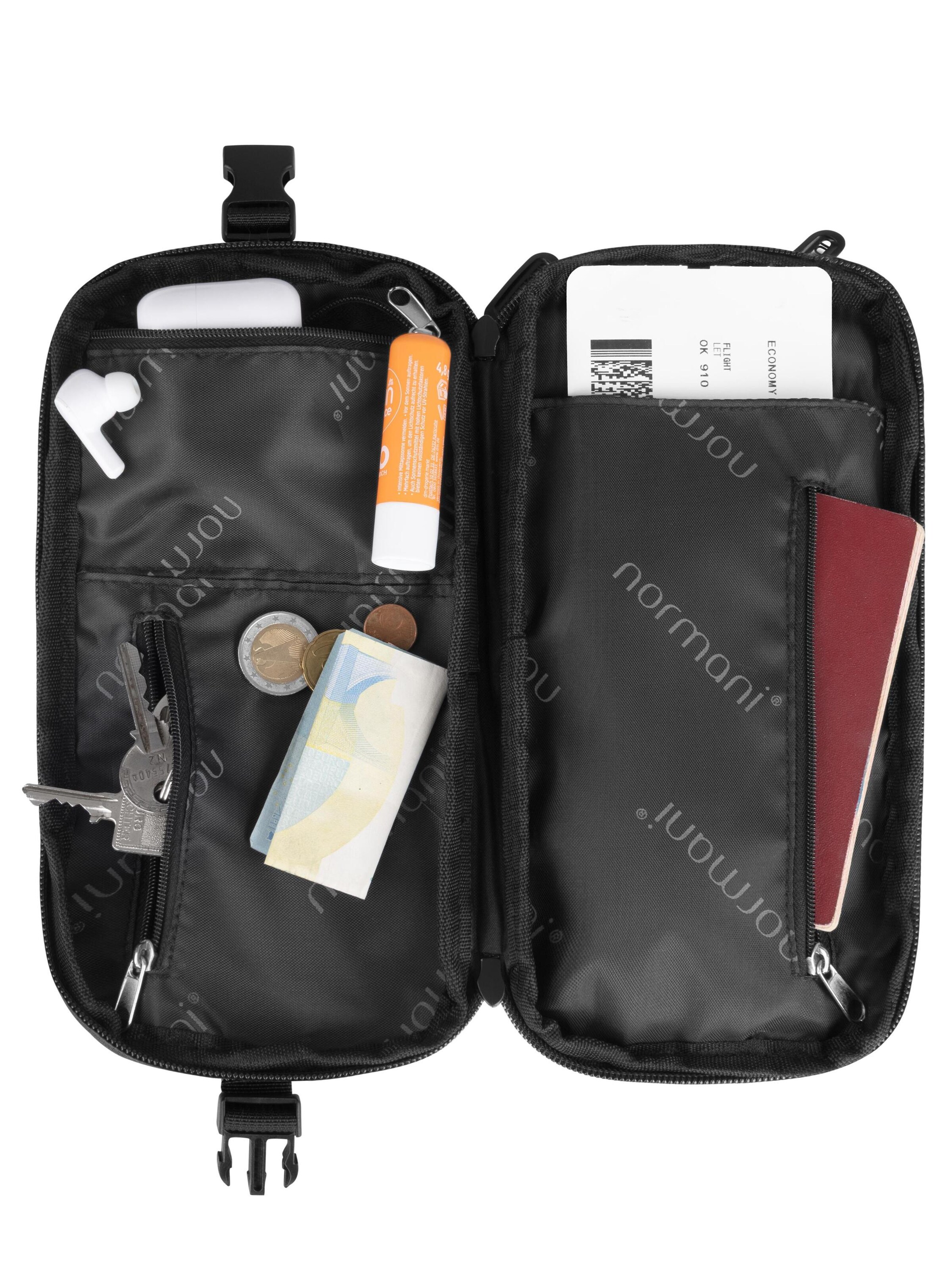 normani Gürteltasche 'Natori' in Schwarz