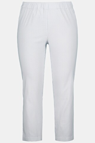 Ulla Popken Slim fit Pants 'Sienna' in White: front