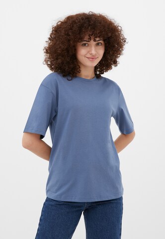 Finn Flare T-Shirt 'Basic' in Blau: Vorderseite
