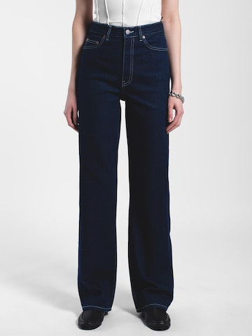 Dr. Denim Regular Jeans 'Echo High Straight' in Blauw