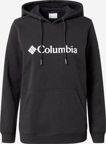 COLUMBIA Athletic Sweatshirt in Black: front