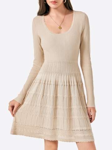 Imily Bela Pletené šaty - Zelená