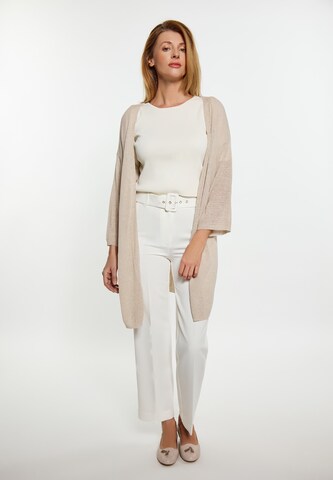 usha WHITE LABEL Knit Cardigan in Beige