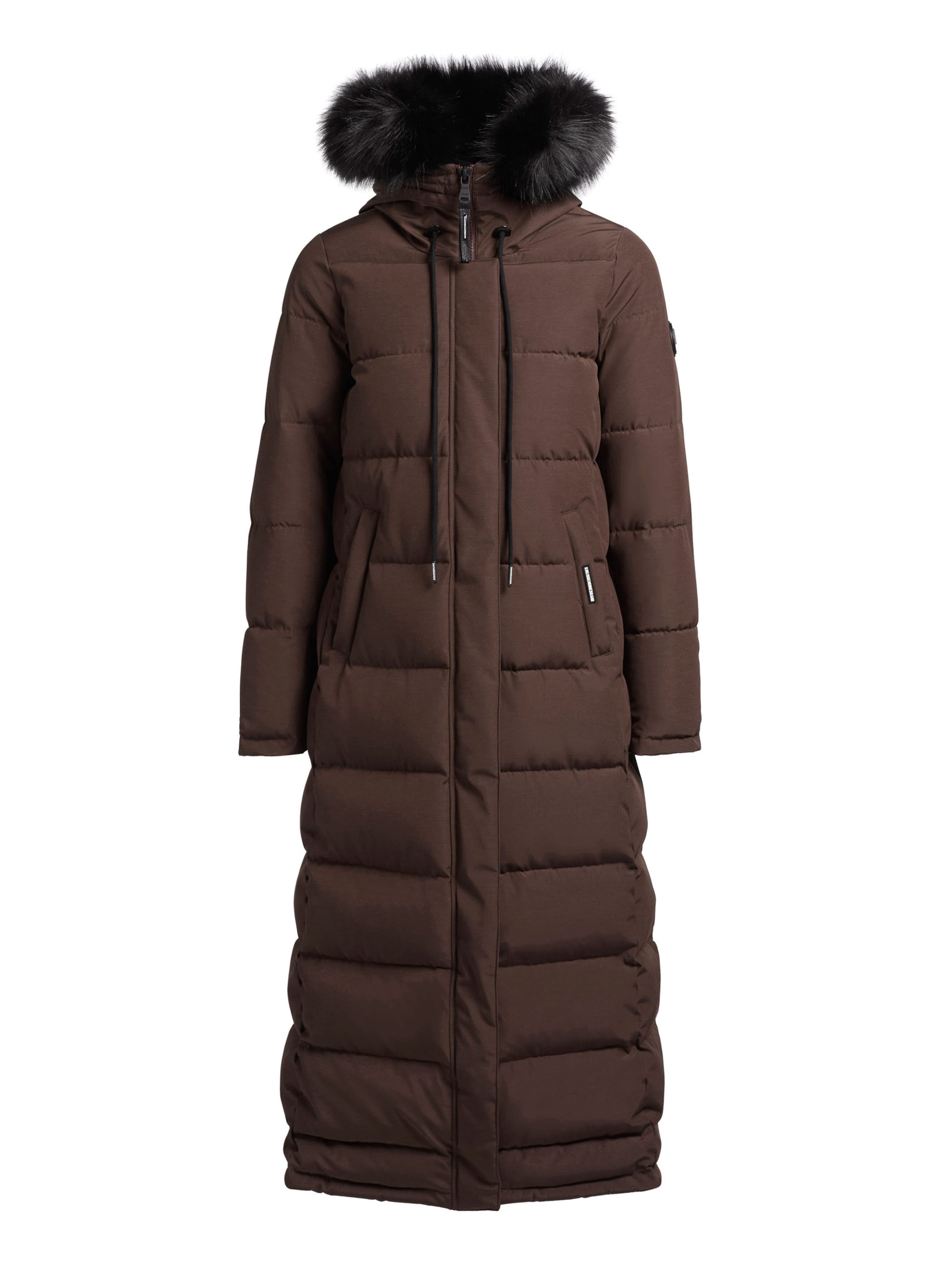 khujo Mantel 'MARANA' in Braun: Vorderseite