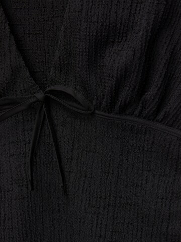 Pull&Bear Top w kolorze czarny