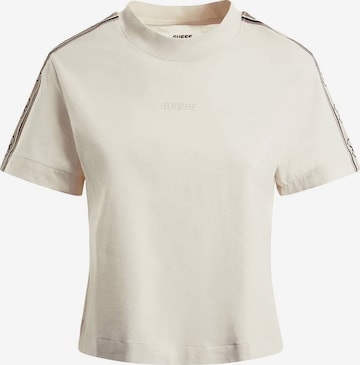 GUESS - Camiseta funcional en blanco: frente