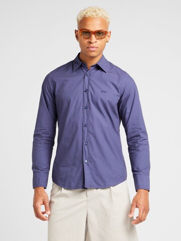 Regular fit Camicia 'Relegant 6' di BOSS in blu: frontale